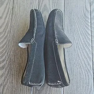 Carro Positano Interland Suede Driving Loafers Mocs Italy Mens 9 EU 42 Grandpa Amalfi Stefania ITALY GRAY Suede Driving Loafers EUR 42  main image 4